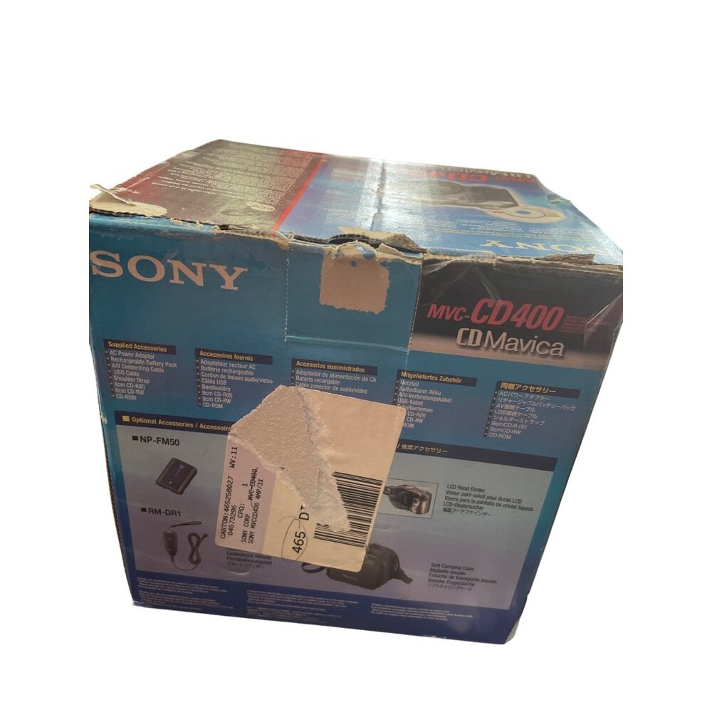 Sony MVC-CD400 CD Mavica Camera With USB Interface SKU 8949 - Picture 6 of 16